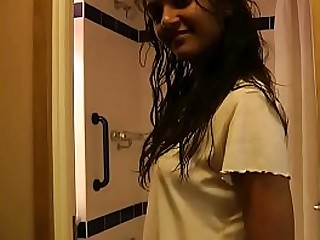 Indian Babe Divya In Shower